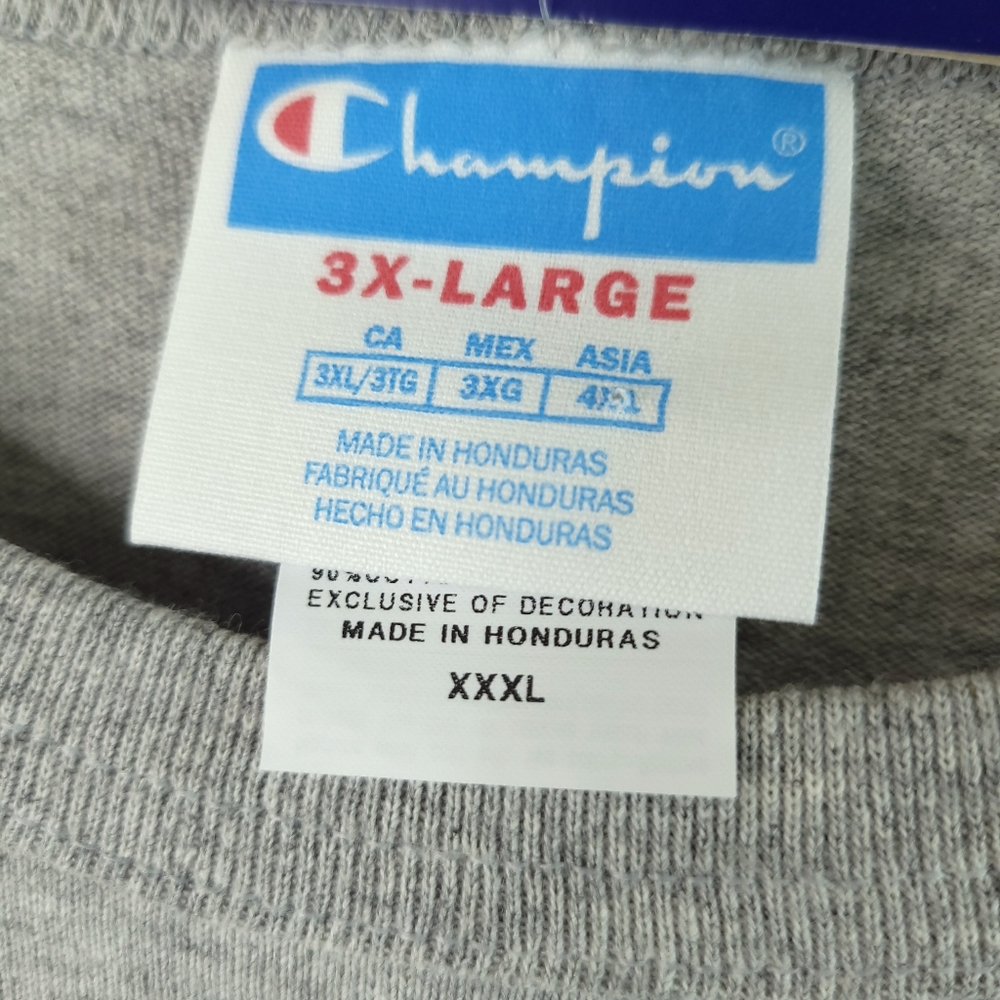Champion Heavy Weight Back Graphic Logo Short Sleeve Tshirt 3XL - Picture 8 of 8